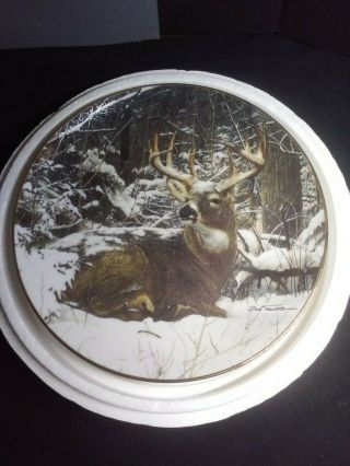 Danbury Pride Of The Wilderness " Winter Stag " Collector 