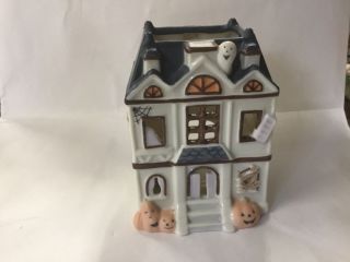 Lenox Halloween Haunted House Votive Candle Holder Ghost Pumpkin Store Exclusive