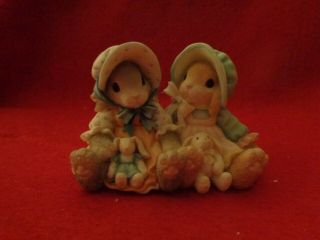 Enesco My Blushing Bunnies,  Blessings Multiply When Shared,  Cond W/box