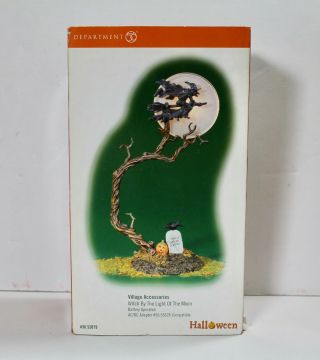 Dept 56 Halloween Village Witch By The Light Of The Moon 52879 Lights Up