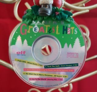 Enesco Play It Again,  Nick CD Headphones Santa Christmas Ornament Box 3