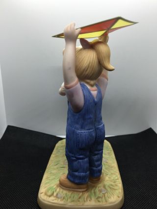 Denim Days Figurine Let ' s Fly a Kite Home Interiors and Gifts 15000 - 05 w/tag 4