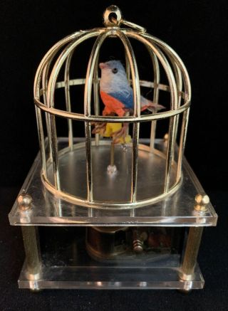 Moving Dancing Bird In A Cage " There 