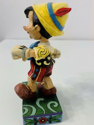 Jim Shore Disney Traditions Pinocchio “Lively Step” Figurine By Enesco (Retired) 2