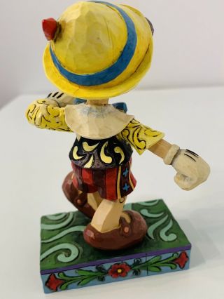 Jim Shore Disney Traditions Pinocchio “Lively Step” Figurine By Enesco (Retired) 3