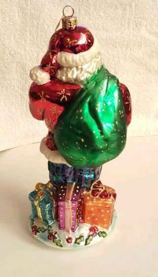 Christopher Radko SANTA Christmas Ornament 10 