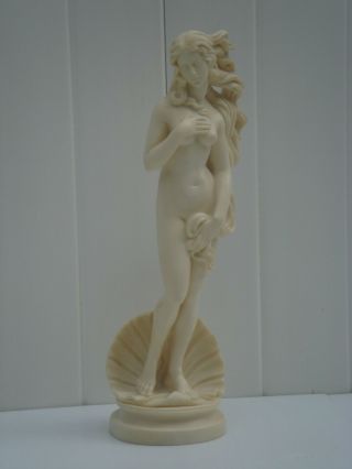 A.  Santini Birth Of Venus Nude Classical Art Sculpture Figure 11 - 1/2 " Italy