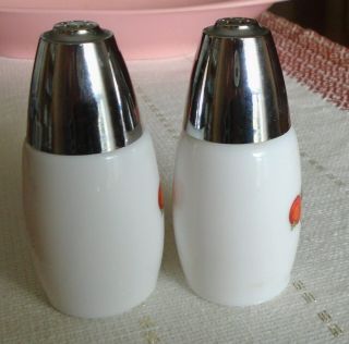 Vintage Gemco Spice O Life Salt and Pepper Shakers Metal Lids 2