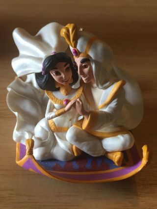 Hallmark Ornament - " Jasmine & Aladdin " (and The King Of Thieves) - 1997