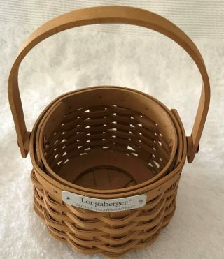 Longaberger Handwoven Baskets Hostess Appreciation Basket 2003