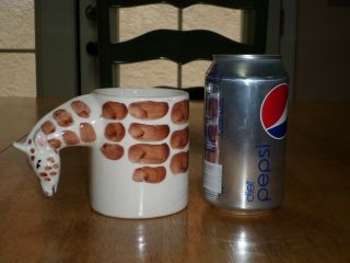 Giraffe,  Africa - - Tallest Animal In The World,  Vintage Ceramic Coffee Cup / Mug