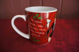Delish Christmas Mug: " Of Course Santa 
