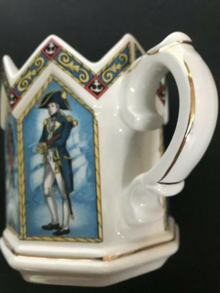 SADLER Teapot Vice Admiral Lord Nelson Battle of Trafalgar made in England 3