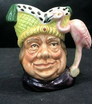 Royal Doulton " Ugly Duchess " Miniature Character Jug Mug Cup D6607