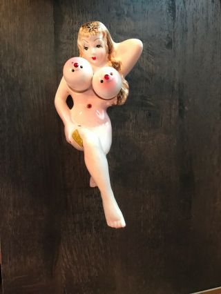 Vintage Spice Of Life Pin - Up Woman Salt And Pepper Shakers