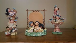 Enesco Friends Of The Feather Figurines Pre - Owned,  Cond.  As Set