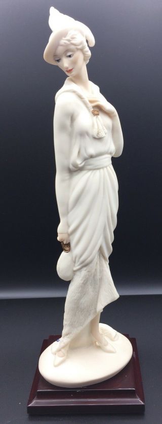1987 Giuseppe Armani Florence Capodimonte “lady With Handbag” 0412 Figurine