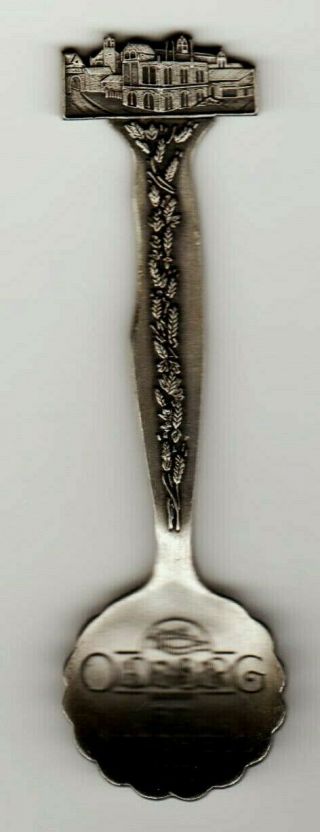 Oldenberg Brewery Ft.  Mitchell Ky Pewter Souvenir Spoon 2d 
