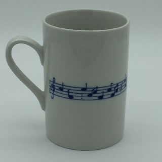 Bohemia Blue Musical Note Coffee Mug Czech Republik