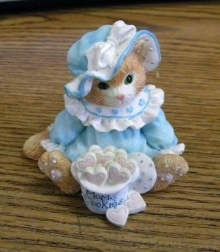 Enesco Calico Kittens “nothing Is Sweeter Than Mom” Figurine 1994