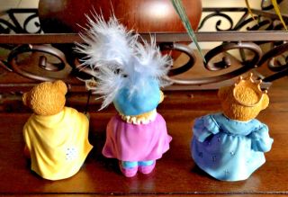 Set of 3 Cherish Teddies Cinderella / Prince Teddy Bear Teddybear Figurines (D) 2