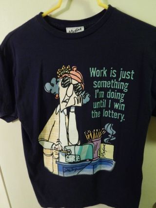 Maxine_hallmark,  Shoebox_jerry Leigh [size: M] T - Shirt,  " Dont Worry Be Crabby "