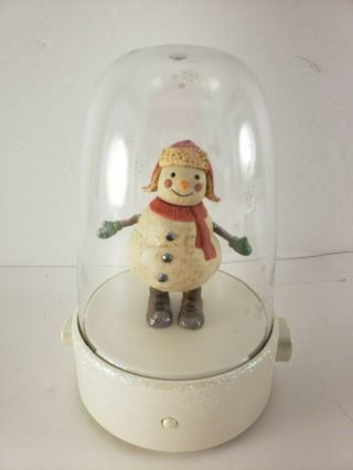 Hallmark Happy Tappers Snowman Christmas Holiday Decor Dancing Singing