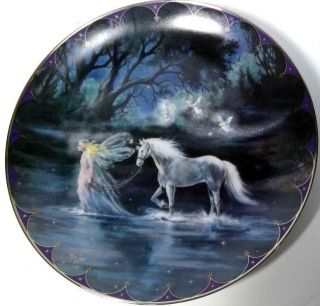 Bradford Exchange Decorative Plate Trails Of Starlight Mimi Jobe Fairyland 1994
