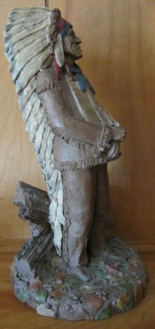 Tom Clark Chief Hollow Horn Bear Great Lakota Indian Warrior and Orator Statue 4