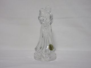 Princess House Lead Crystal Bride Groom Figurine Clear Glass