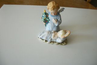 Vintage Hummel Angel And Baby Jesus Figurine
