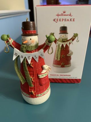 Hallmark Keepsake Christmas Ornament 2014 - Magical Snowman