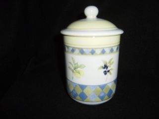 Royal Doulton Carmina Canister 1999,  6 1/2 Inches Tall