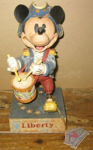 Jim Shore Enesco Disney Traditions Mickey Mouse " Liberty 