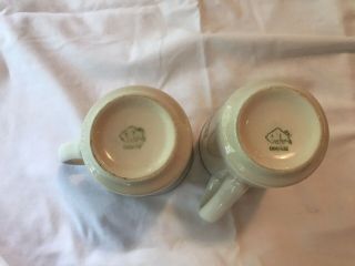 Vintage IHOP Restaurant Ceramic Coffee Cup Mug BUFFALO CHINA Pancakes Set of 2 3