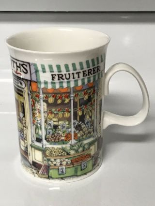 Dunoon England Bone China Mug Cup Village Stores Richard Partis Smith’s Fruit