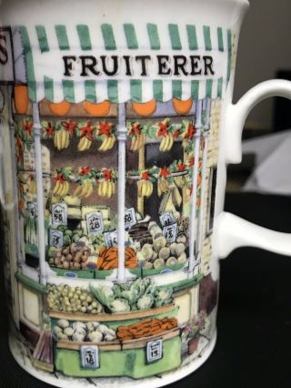 Dunoon England bone china Mug Cup Village Stores Richard Partis Smith’s Fruit 5