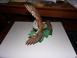 1990 Lenox Chipping Sparrow Fine Porcelain Bird Figurine 5.  5 " Tall