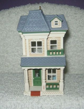 Hallmark Ornament - Nostalgic Houses & Shops - House on Main Street - Dated 1987 2