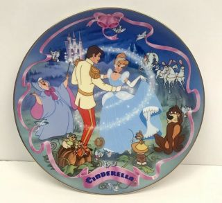Disney “cinderella’s Wish Come True” Cinderella Musical Plate Bradford Exchange