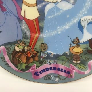 Disney “Cinderella’s Wish Come True” Cinderella Musical Plate Bradford Exchange 2