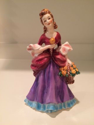 Vintage Goebel Porcelain Lady Figurine