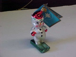 Christopher Radko Frosty Snow Scamp Christmas Ornament W Tags