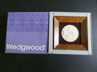 Primrose Wedgwood Jasperware White House Medallion In W/orig Box