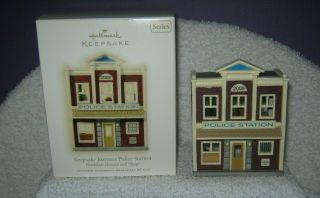 Hallmark Ornament - Nostalgic Houses & Shops - Police Station - Dated 2009