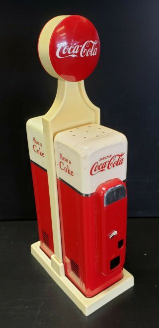 Vintage 1993 Coca Cola Coke Salt And Pepper Shaker Set 3