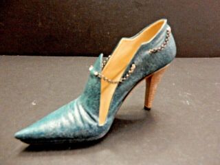 Just The Right Shoe By Raine 2003 " Check Point " Pointed Toe Cone Heel Euc