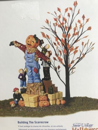 Department 56 Village Building The Scarecrow Fall Thanksgiving Halloween