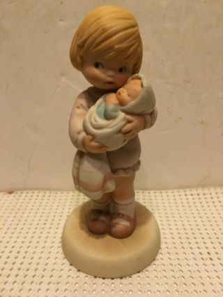Memories Of Yesterday Figurine “can I Keep Her,  Mommy? " 5 1/4 " H No Box