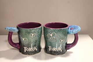 Cirque Du Soleil Toruk Show Mushroom Mugs (2) Avatar Official Merchandise